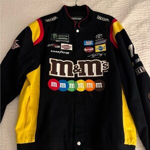 Nascar M&M's Black and Yellow Racing Jacket